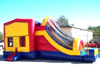 Big Three 'n' One Inflatable Moon Walk Bounce House