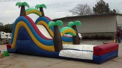 Tropical Water Slide inflatable rentals