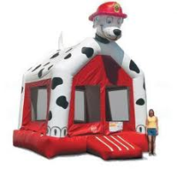 Dalmatian Fire Dog Inflatable bounce house
