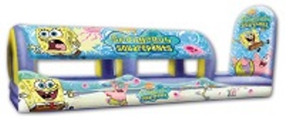 Sponge Bob Slip-N-Slide inflatable rentals